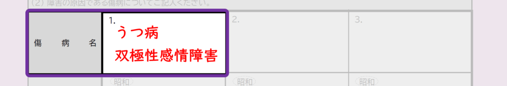 年金請求書の書き方_障害厚生年金3_4